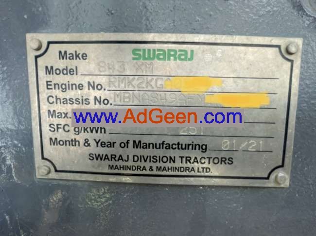 used Swaraj 843 XM-OSM for sale 